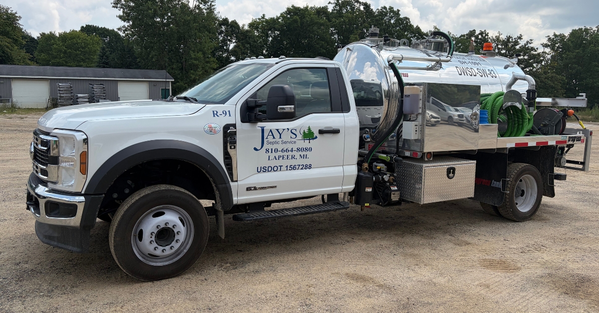 Septic Tank Services From cleaning to installation, Jay’s Septic has a fleet of tank trucks always on call.